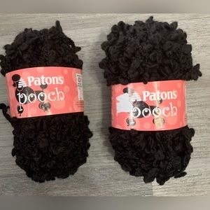 Patons Pooch Yarn- Black Sheep- 2 Skeins
